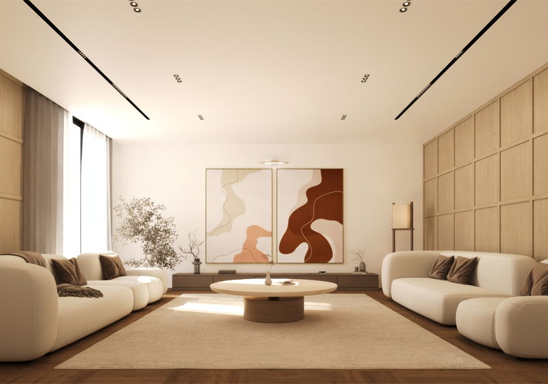 Lighting is an important element that helps shape a Minimalist space.