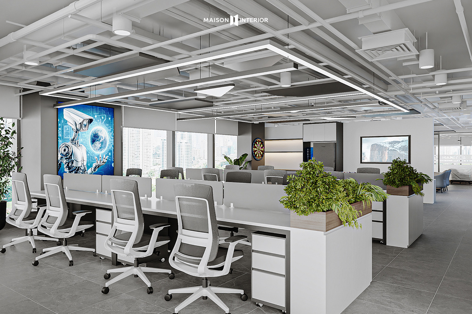 HANET Technology office design and construction project 7