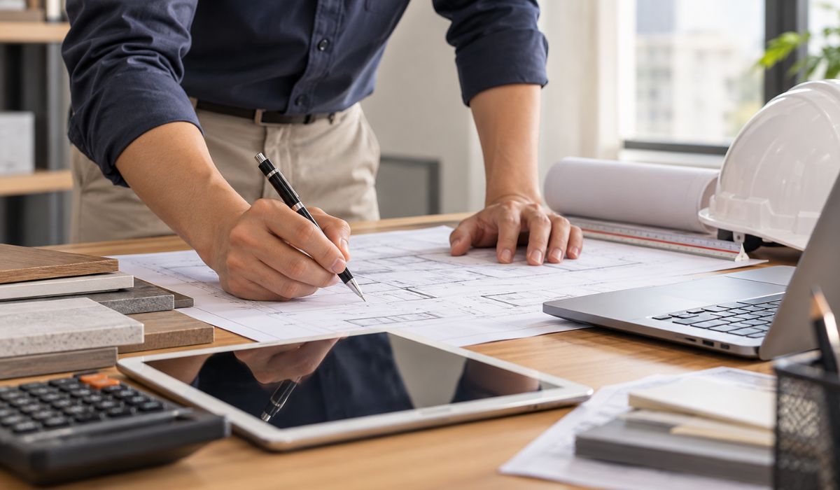 Lập bản vẽ thiết kế văn phòng
