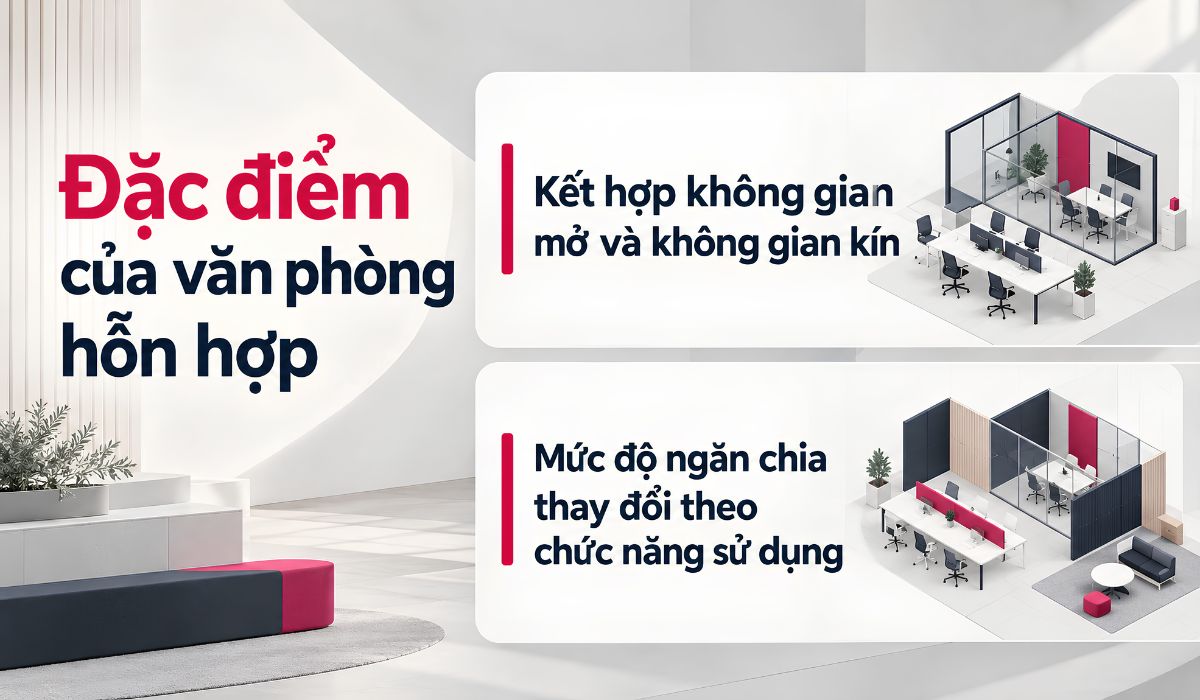 Đặc điểm của văn phòng hỗn hợp