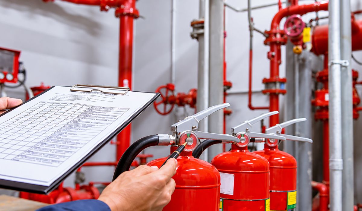 Kiểm ta bình chữa cháy cho hệ thống PCCC