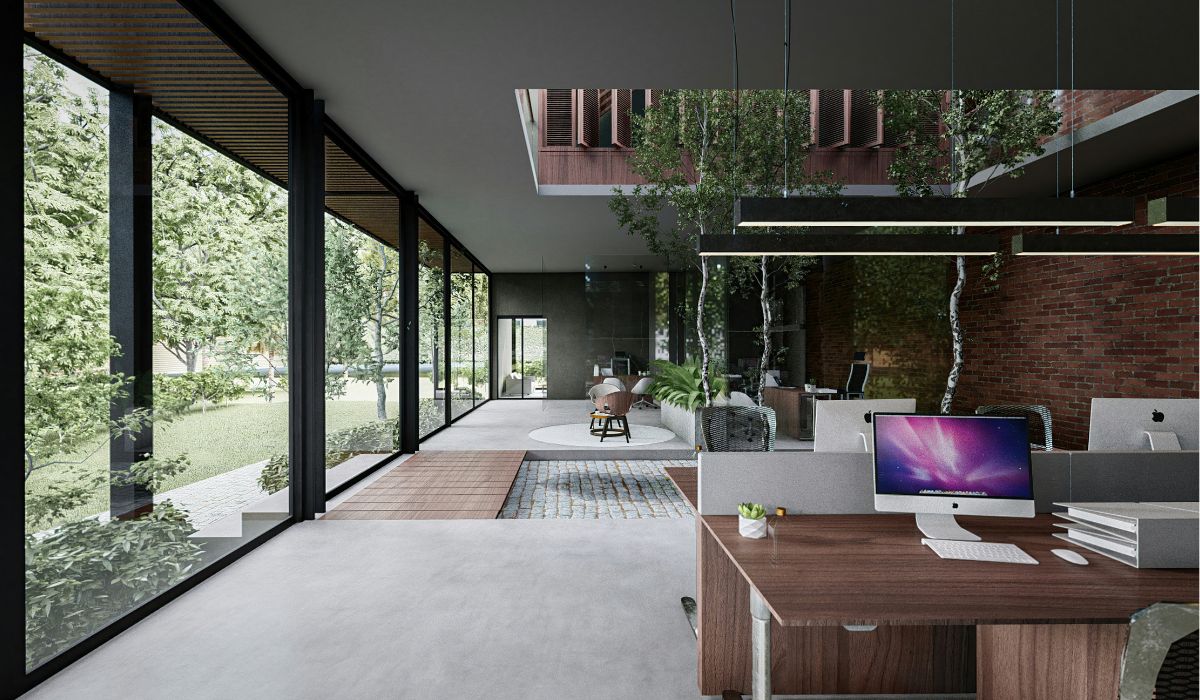Văn phòng thiết kế theo phong cách Biophilic