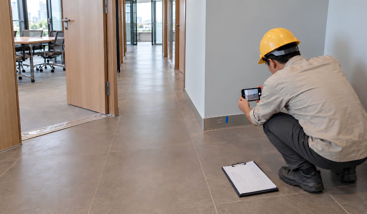 Chụp ảnh làm bằng chứng khi cho defect list