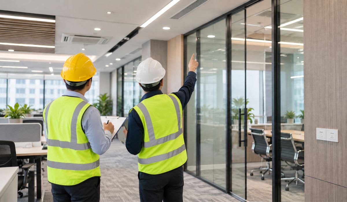 Kiểm tra và ghi nhận lỗi trước khi bàn giao văn phòng