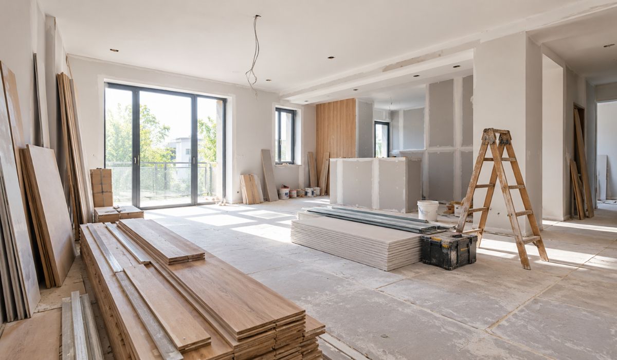 Hiện trạng mặt bằng trước khi thiết kế thi công