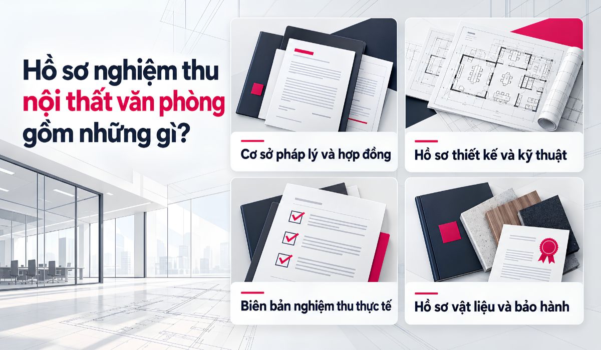 Nội dung hồ sơ nghiệm thu nội thất văn phòng