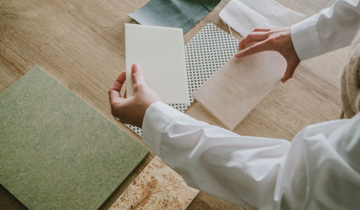 Chọn mẫu vật liệu thi công văn phòng