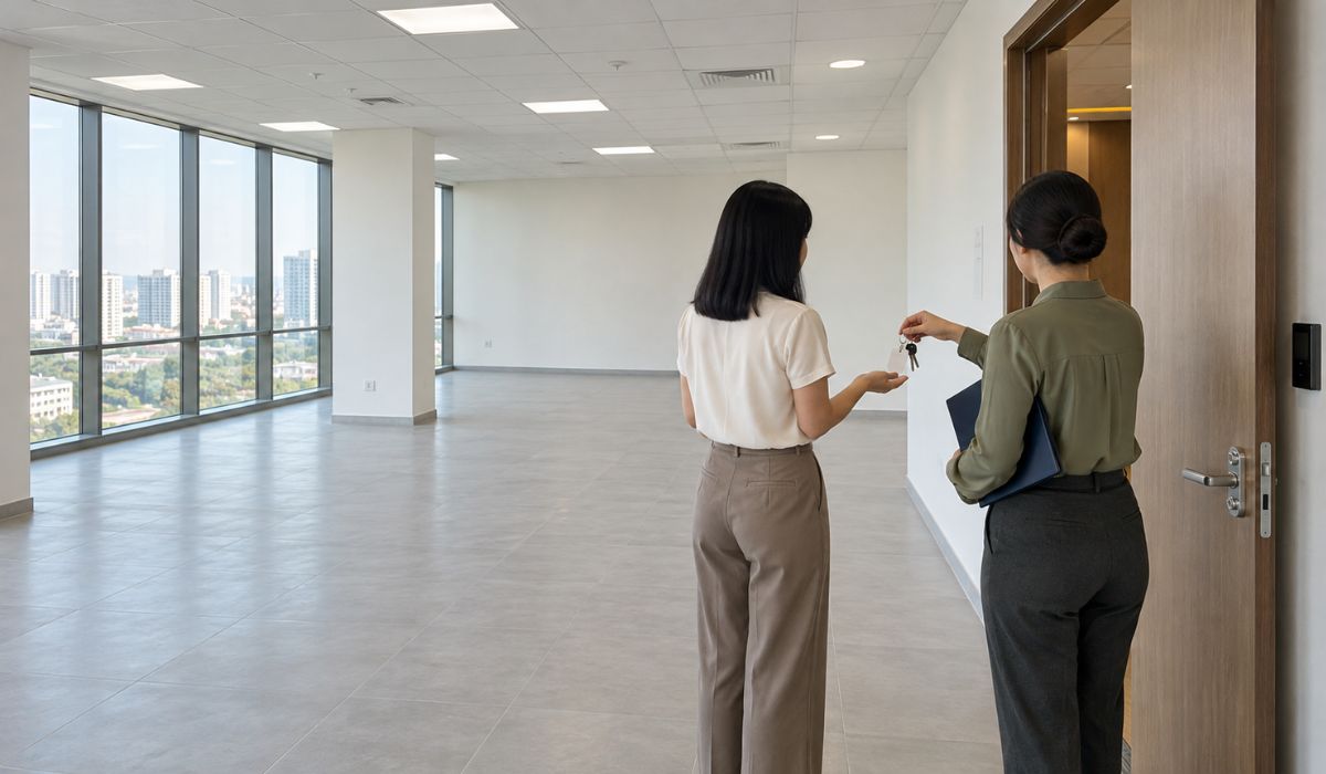 Bàn giao mặt bằng văn phòng