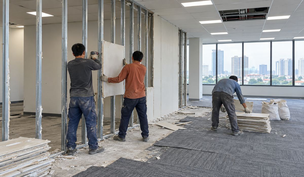 Hoàn trả mặt bằng văn phòng