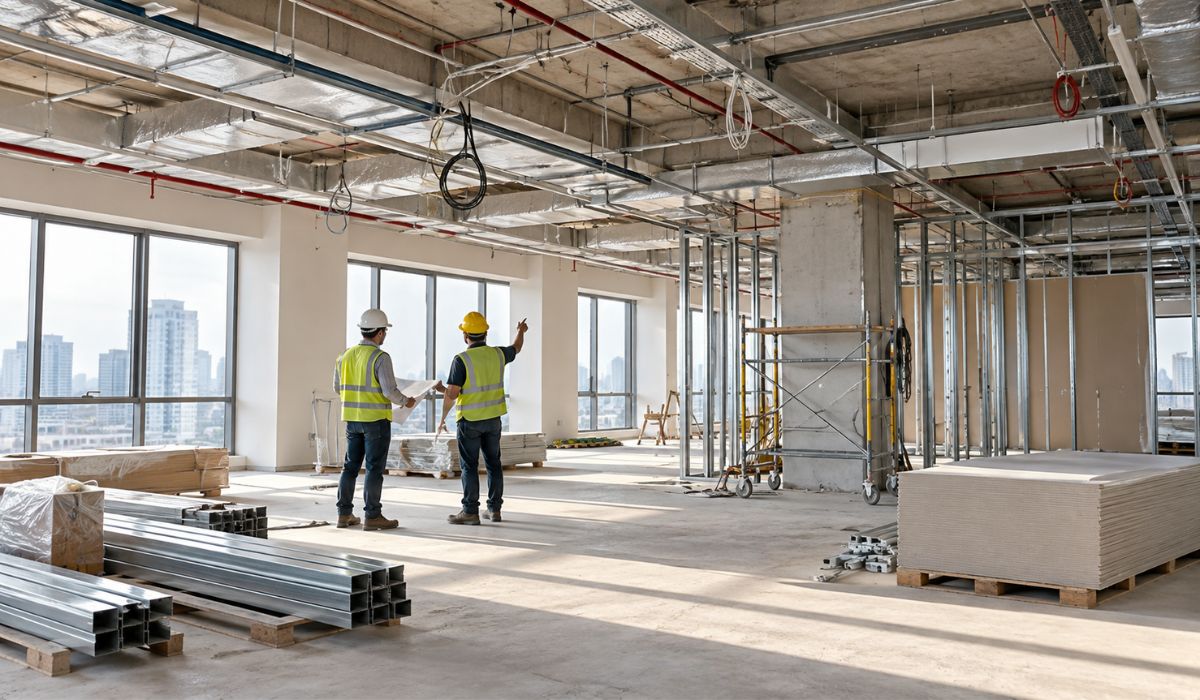 Khảo sát tòa nhà và xem xét biện pháp thi công