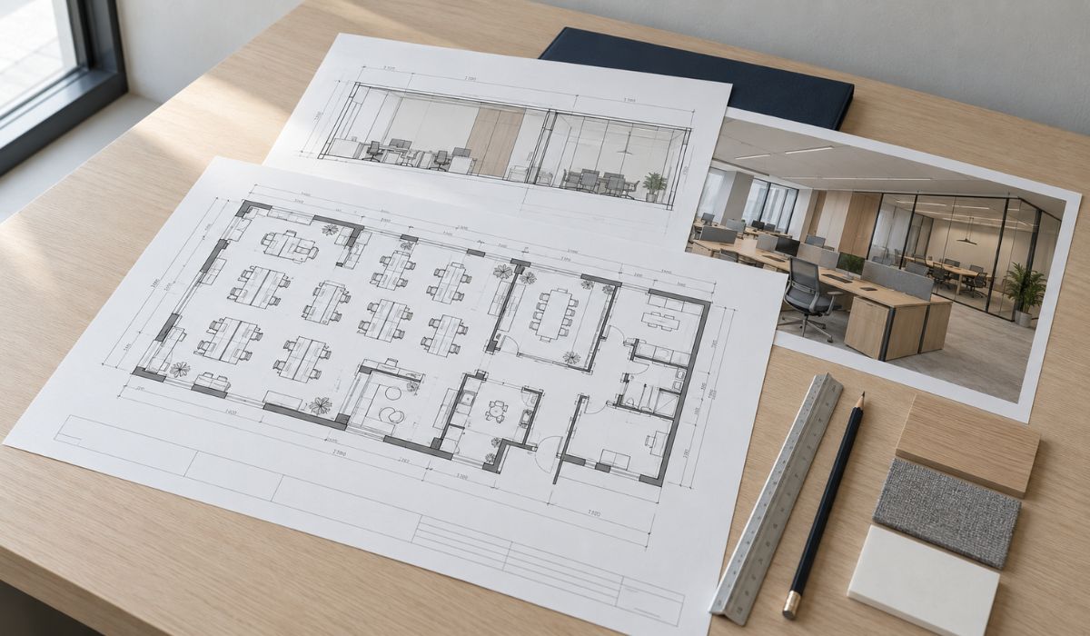 Tài liệu hồ sơ thiết kế nội thất văn phòng
