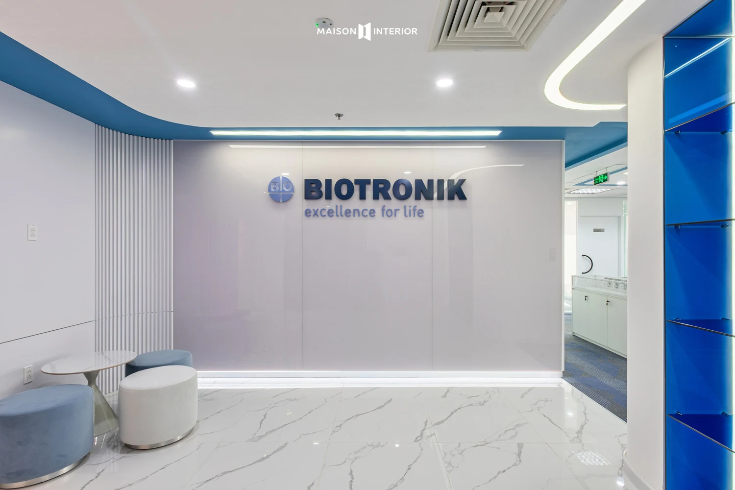 Không gian văn phòng Biotronik Vietnam do Maison Interior thực hiện